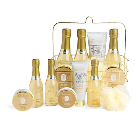 IDC SCENTED BATH GOLD arany kosár fürdő szett