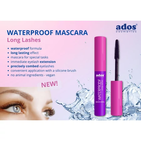 ADOS vízálló szempillaspirál (vegán)