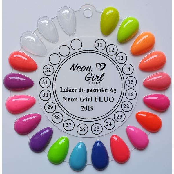 ADOS NEON GIRL Fluo körömlakkok, 6g